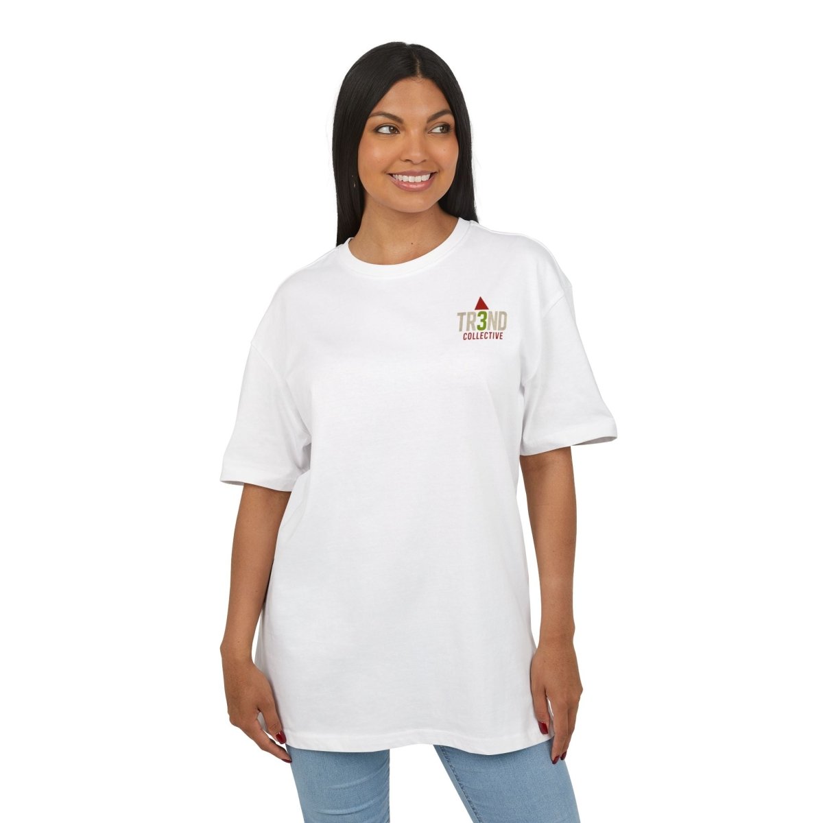 Stylish Oversized Tee with Motivational Quote, Unisex Casual Shirt, Workout Apparel, Trendy Streetwear, Gift for Fitness Lovers - TR3ND COLLECTIVE