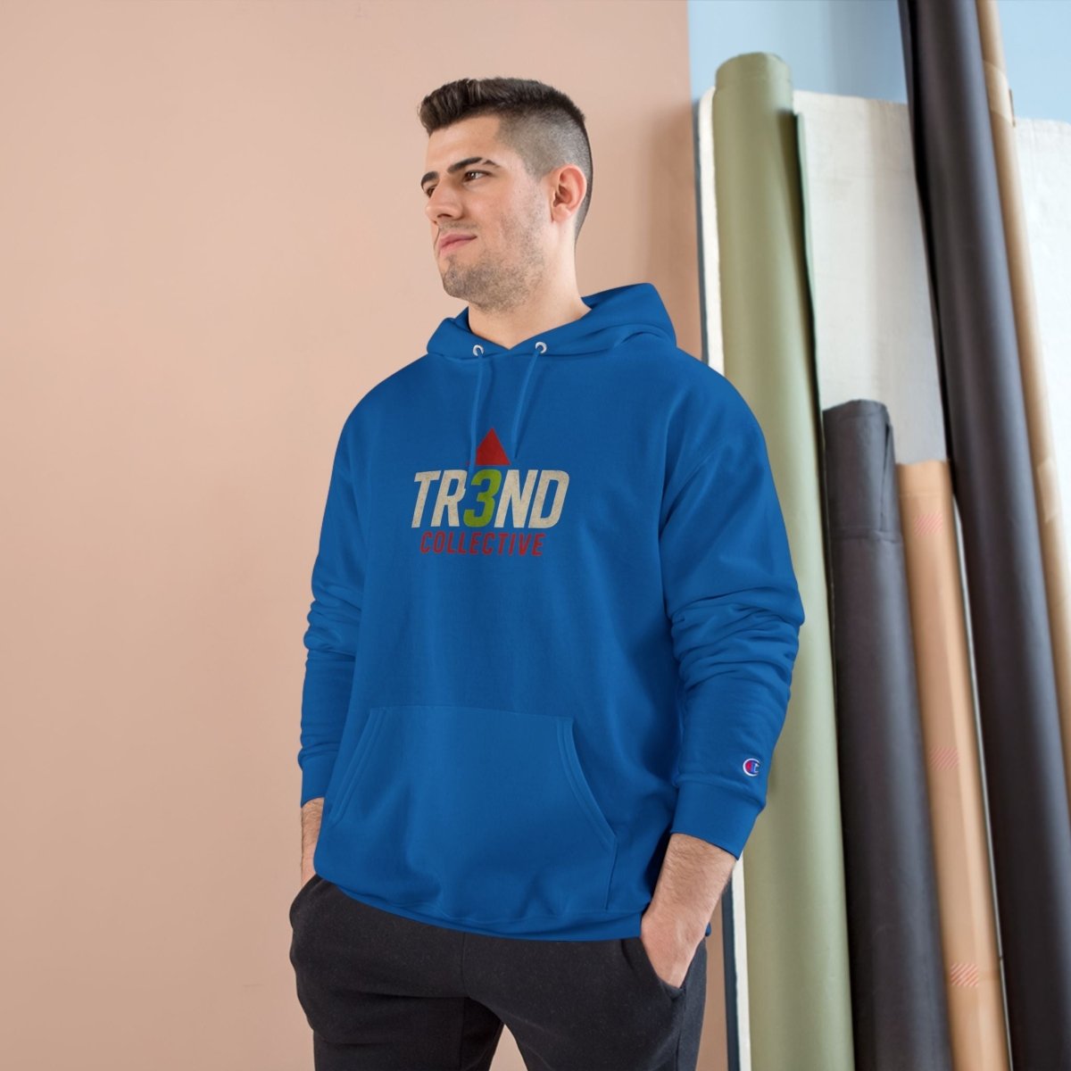 TR3ND Champion Fitness Hoodie with logo Design - TR3ND COLLECTIVE