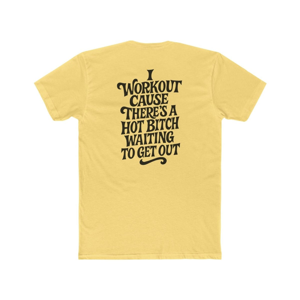 TR3ND Women’s Workout Tee for Gym Lovers, Motivational Fitness Shirt, Unisex Cotton Crew, Casual Wear - TR3ND COLLECTIVE