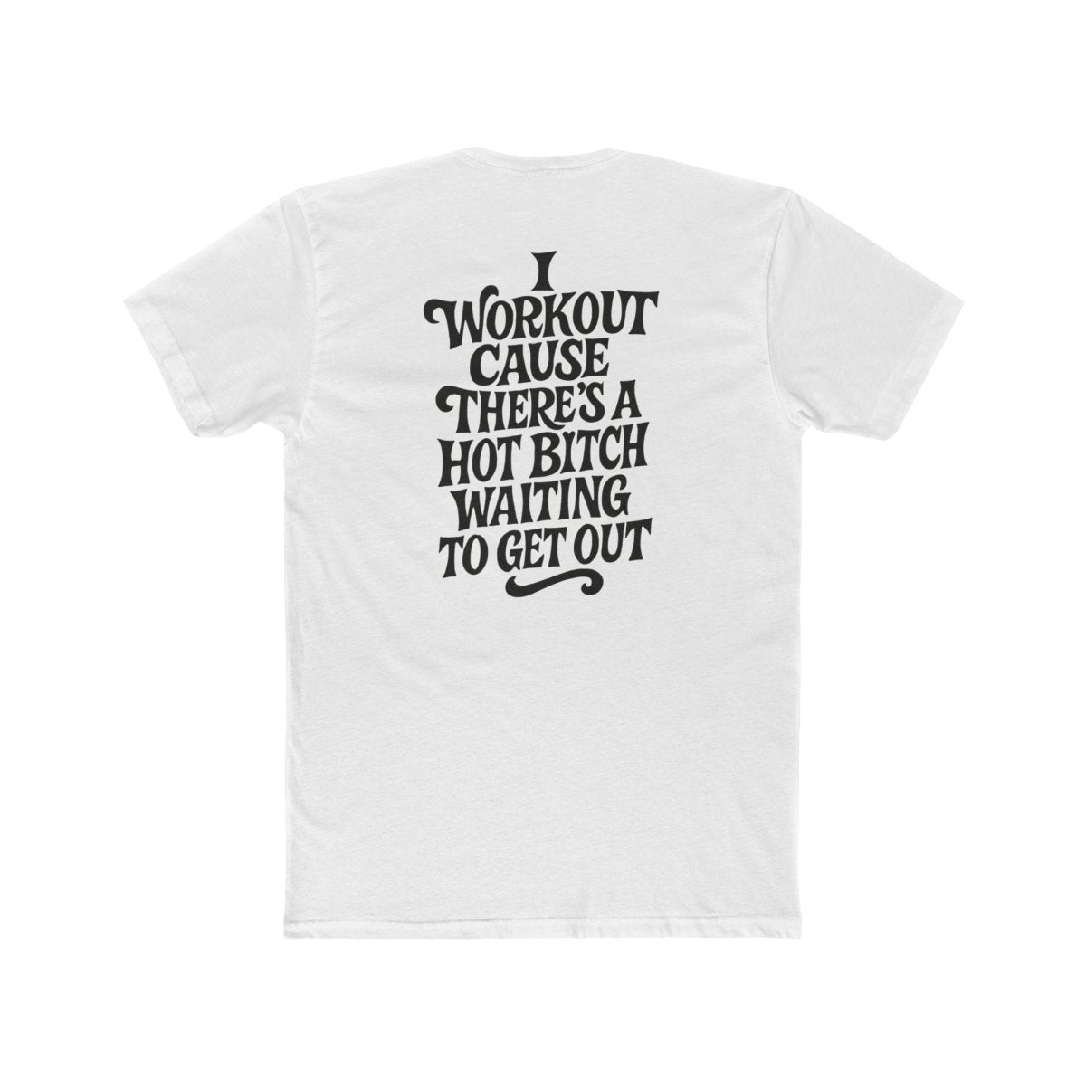 TR3ND Women’s Workout Tee for Gym Lovers, Motivational Fitness Shirt, Unisex Cotton Crew, Casual Wear - TR3ND COLLECTIVE